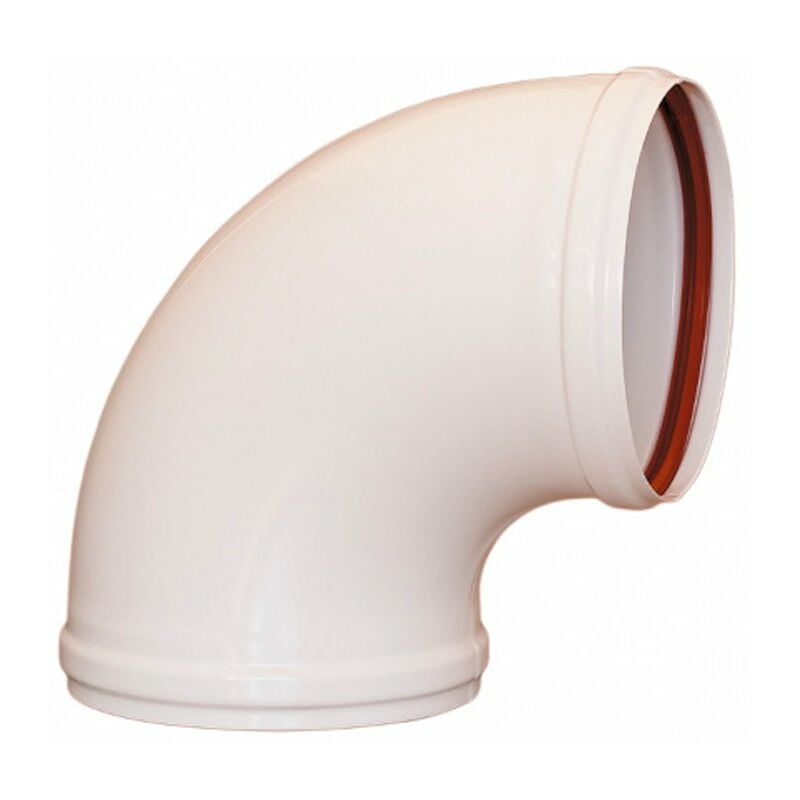 

Practic - Codo de aluminio blanco 90º Medidas 125MM