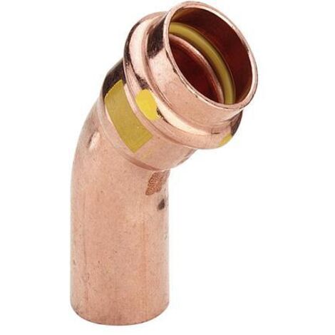 CODO DE BOQUILLA 18MM 45° PARA GAS PROFIPRESS VIEGA
