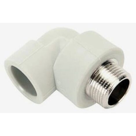 CODO DE BOQUILLA PP-R 20 mm x 1/2 MACHO