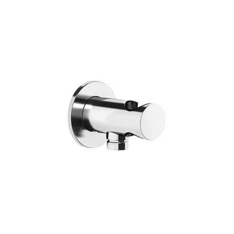 Codo de conexión a la pared Gessi Anello 1/2 con soporte, de