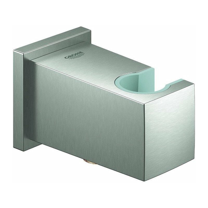 

Codo de conexión a pared EUPHORIA CUBE DN 15 con soporte de ducha de acero
