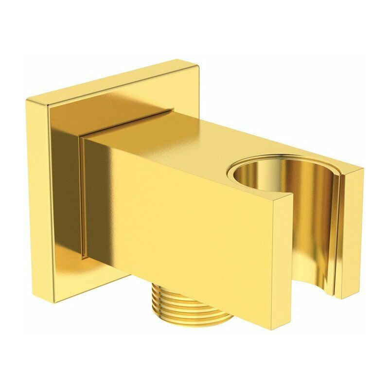 

Codo de conexión a pared IDEALRAIN con soporte de ducha angular dorado cepillado IDEAL STANDARD