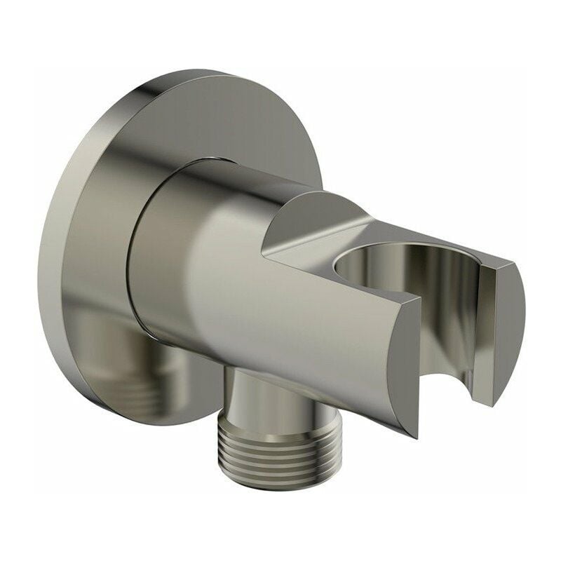 

Codo de conexión a pared IDEALRAIN con soporte de ducha redondo silver storm IDEAL STANDARD