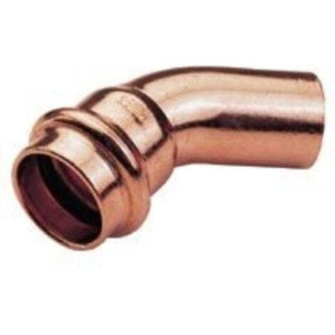 Codo de copa simple, 45° 18 CU B Press