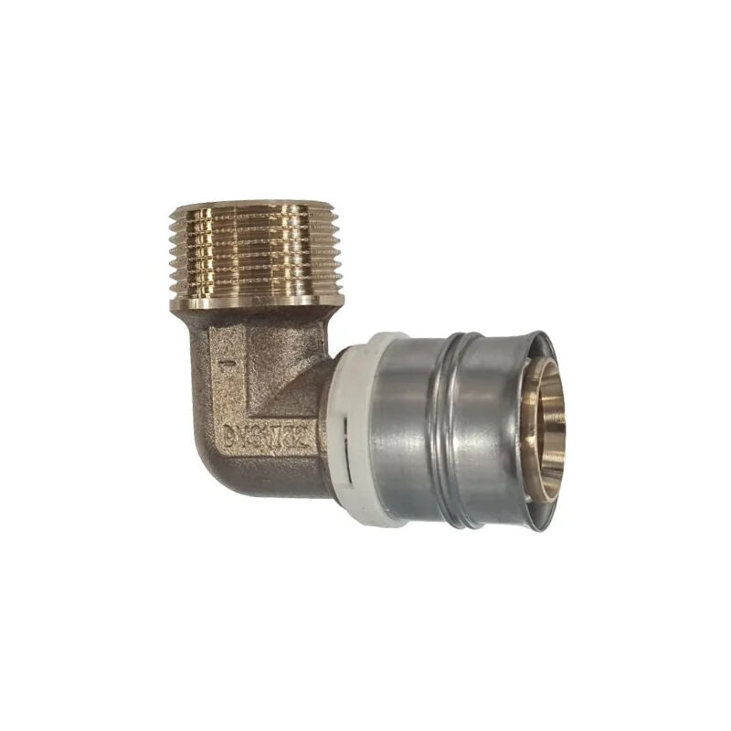 

Codo radial macho de latón multicapa 12x17/16mm sin plomo