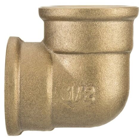 Codo de latón 3/4" hembra/hembra