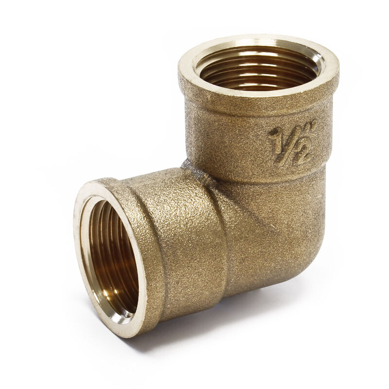 

Codo de latón 90° con hembra 2x 19,17mm (1/2') para la conexión de tuberías