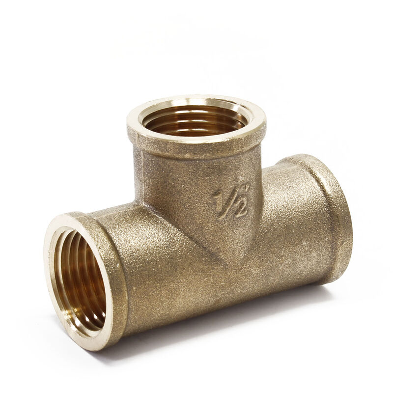 

Codo de latón con rosca hembra 3x 19,17mm (1/2') para la conexión de tuberías