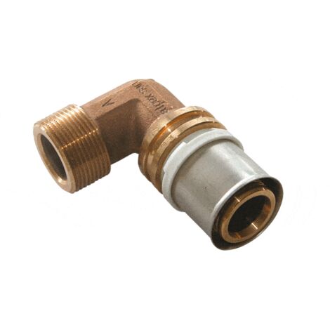 Codo de latón multicapa Codo radial masculino 20x27/20mm tipo