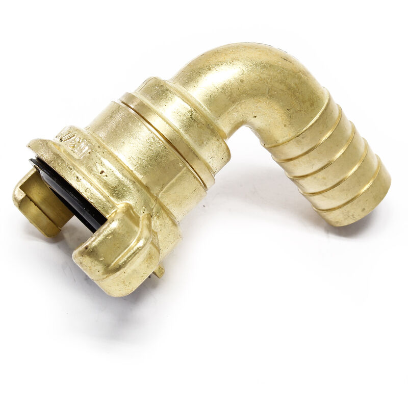 

Codo de manguera 90° conector acoplamiento rápido 19mm (3/4') giratorio 360° acoplamiento de garra