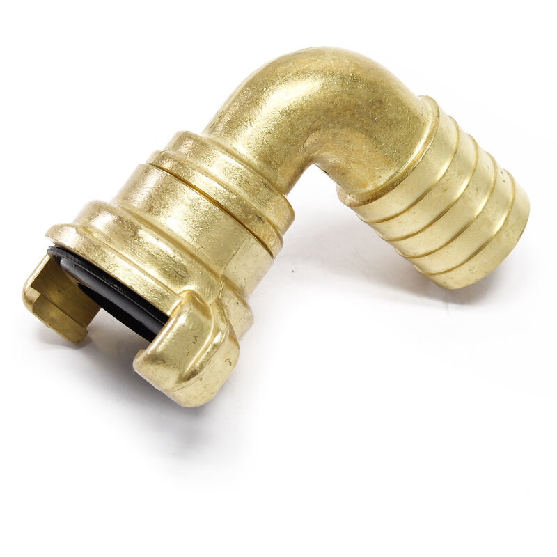 

Codo de manguera 90° conector acoplamiento rápido 25mm (1') giratorio 360° acoplamiento de garra