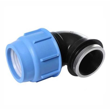Codo de presión de polipropileno F 1"1/4 mm 40