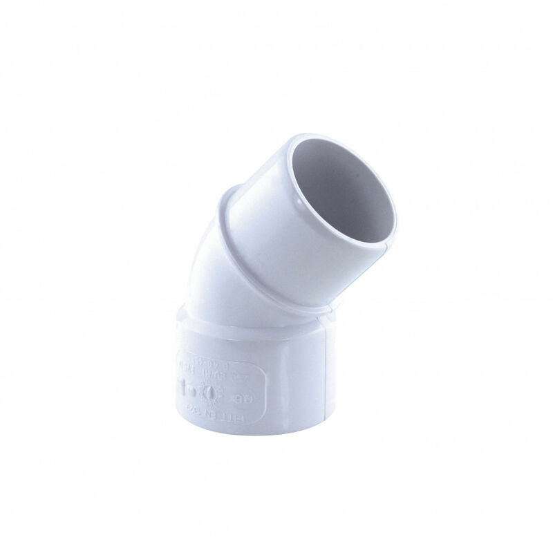 

codo de pvc 45° mf ø 40 blanco