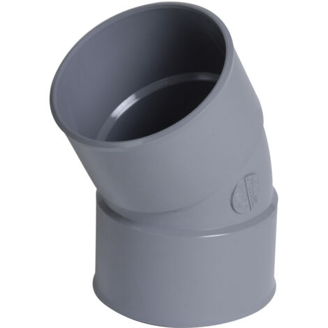 Codo de PVC para drenaje 30° Hembra Hembra ∅100