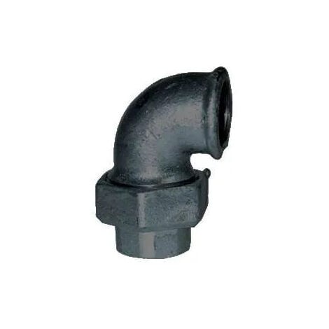 Codo de unión cónico, 12x17, hembra negro CODITAL