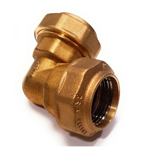 Codo doble con tuerca externa FITTINGS LATÓN - ARCO Medidas: 20 mm