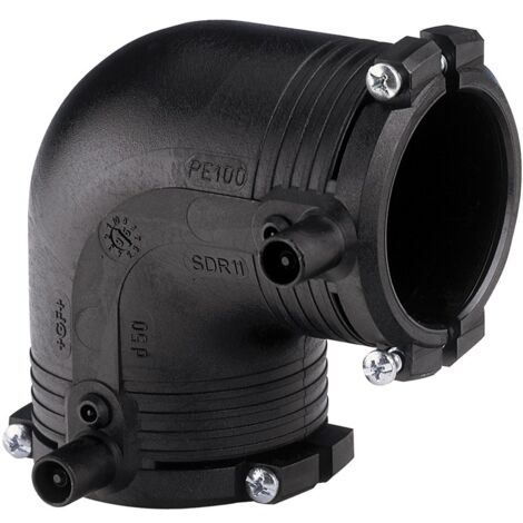 Codo electrosoldable 90° d25 PE100, SDR11, PN10 gas/PN16 agua