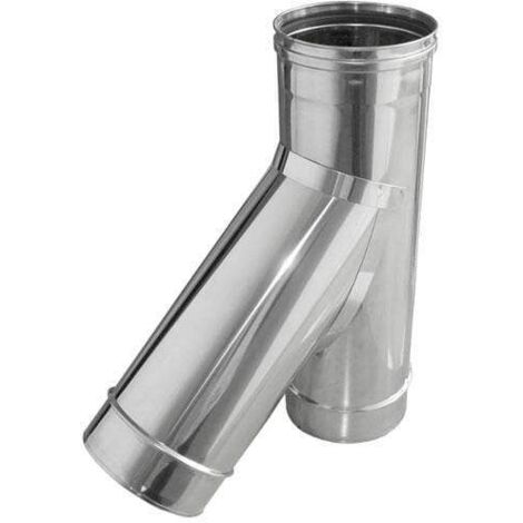 Codo en T Inox 304 SW Dinak 135º 150mm M-M-H