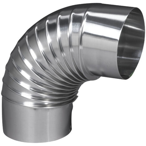 CODO EQ90 PLISS ALUMINIO 139 MM - CHAPA GENERAL - 392139 DIEZ