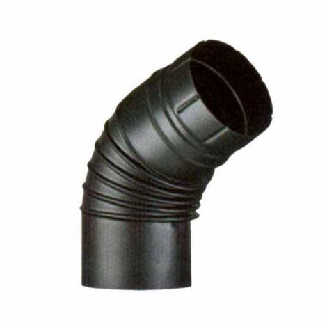 Codo esmaltado abierto 65° 12 negro op Aeternum Ala