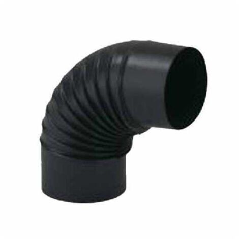 Codo esmaltado de 90° 13 negro mate Aeternum Ala