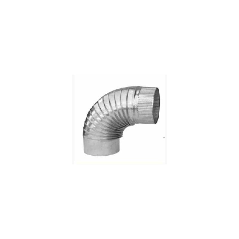 

Codo Estufa 90 Grados Galvanizado 100