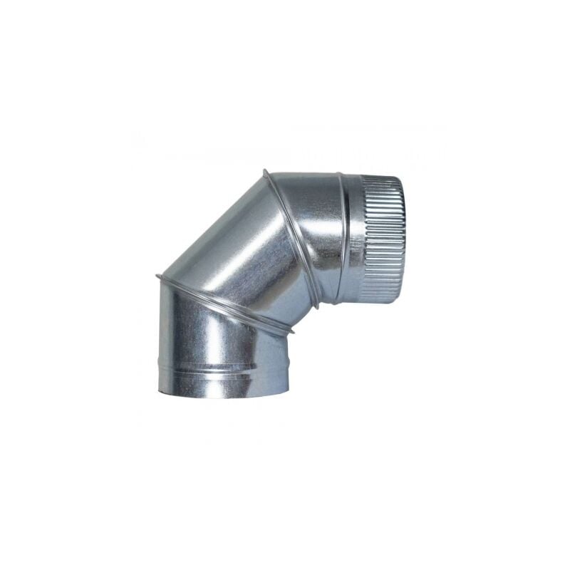 

Codo estufa galvanizado de 250 mm. 45° (0,8 mm.)