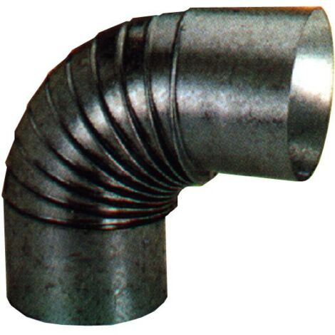 CODO ESTUFA GALVANIZADO 90 - 130 MM