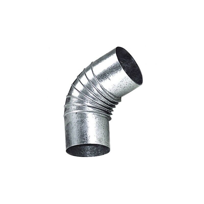

Codo estufa galvanizado de 200 mm. 45° (0,8 mm.)