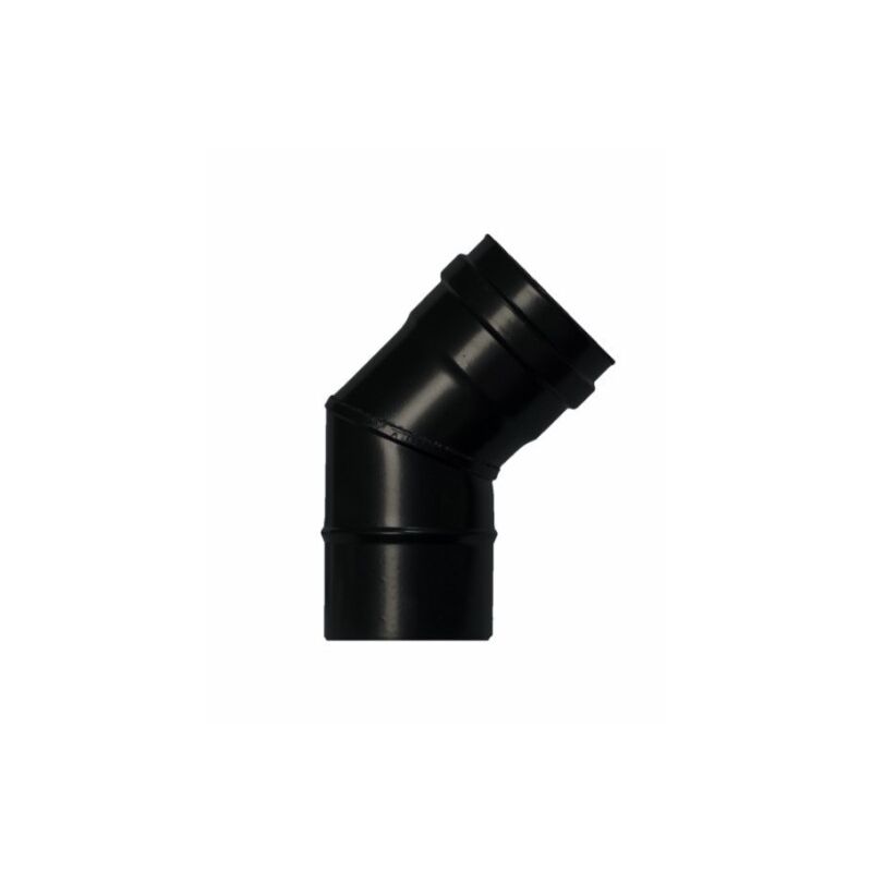 

Codo Estufa Pellet 45§ Ø80mm A/esm/vitr. Ne - Exojo