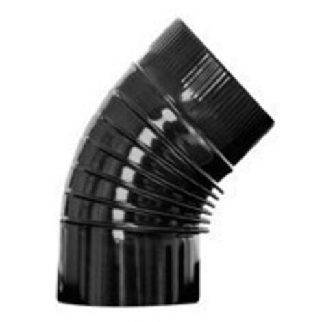 CODO ESTUFA VITRIF NEGRO 45 - 110 MM
