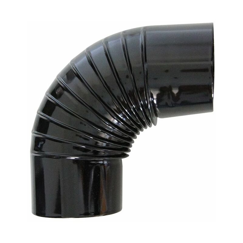 

CODO ESTUFA VITRIF. NEGRO. 90º Ø 100 mm.