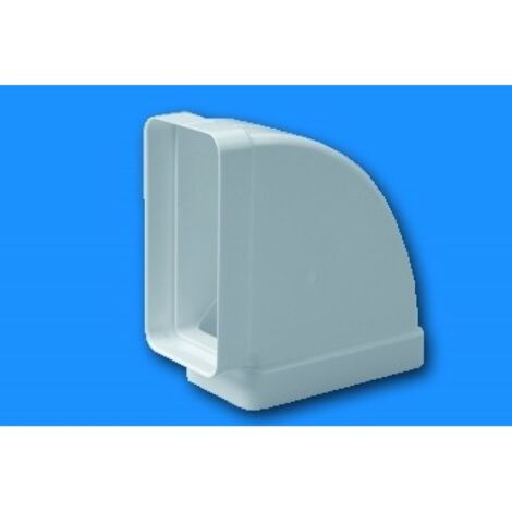 Codo ex/aire tubo rectangular 110x55 ign/aut horizontal term