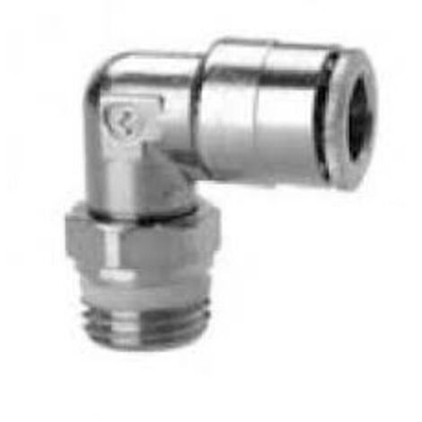 CODO GIRATORIO MACHO TUBO 8MM G3/8 - AIXIA
