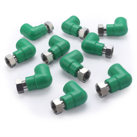 Codo hembra tuerca libre PPR QUICK PLOMBERIE 1/2 - Ø20 (x10)