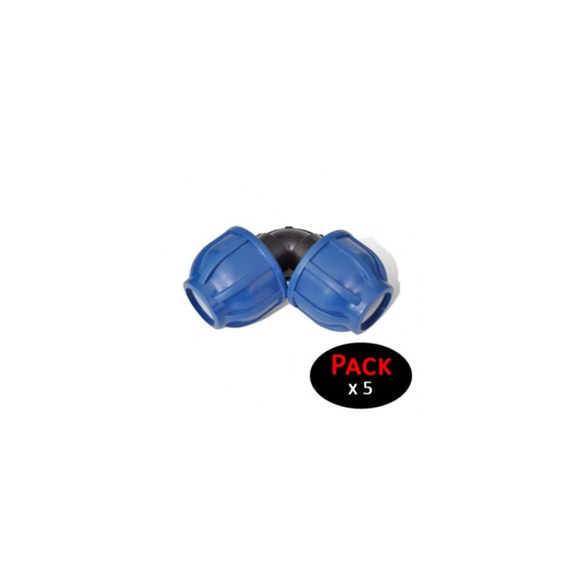 

Codo igual PE 25mm (Pack de 5 unidades)