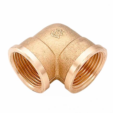 Codo Latón 1/2in HH Marca