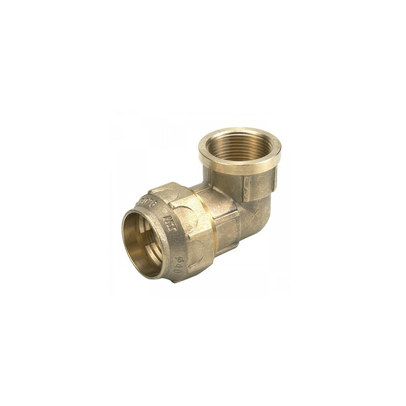 

Codo Laton 90° para Polietileno Rosca Hembra Ø25-3/4' Racores de Latón para Circuitos de Riego - Plantawa
