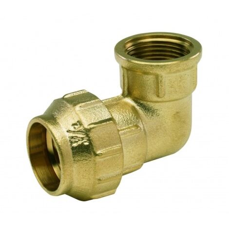 Codo latón tubo-H 32x1