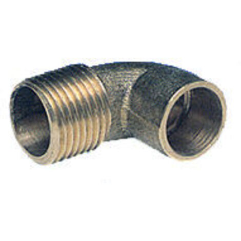 Codo Macho 92G Latón Soldar  Cobre ''CU'': 15-1/2