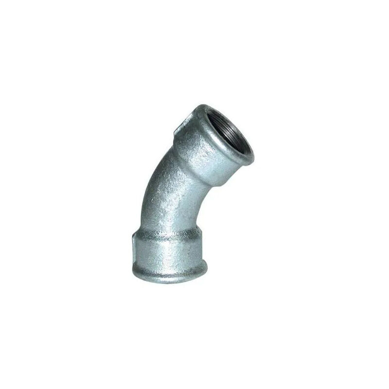 

Codital - Codo maleable 45°, 20x27, hembra galvanizada