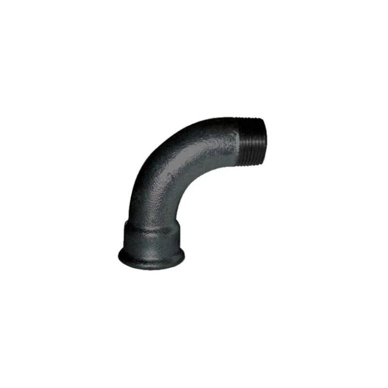 

Codo maleable 90°, 33x42, macho hembra radio grande