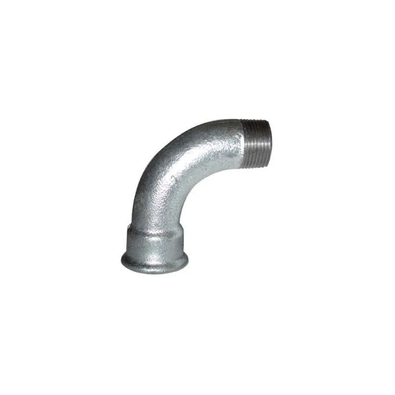 

Codo maleable de 90°, 40x49, galva macho hembra, radio grande