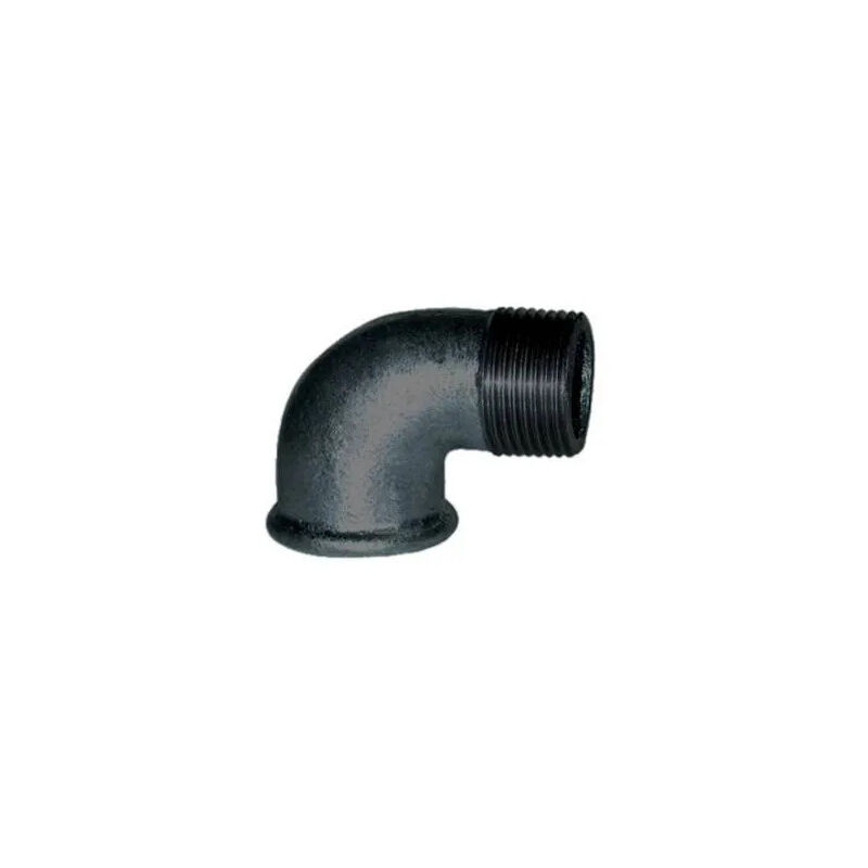 

Codo maleable 90°, 50x60, macho hembra radio pequeño