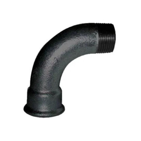 Codo maleable 90°, 66x76, macho hembra radio grande
