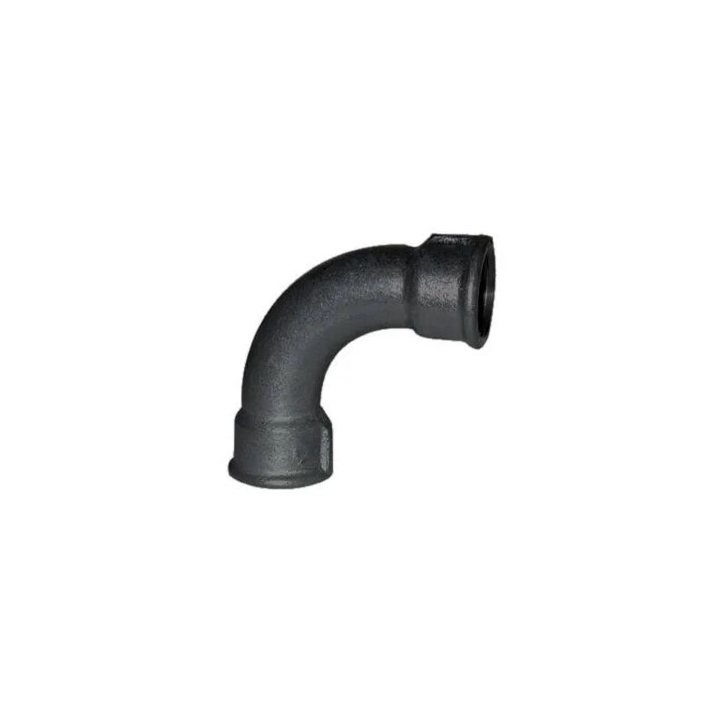 

Codo maleable 90°, 66x76, doble hembra negro radio grande
