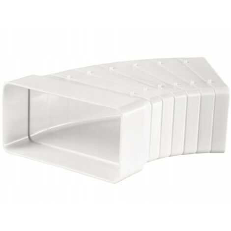 Codo multietapa poligonal horizontal 204x60mm