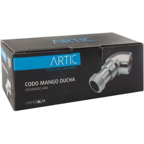 Codo Para Mango De Ducha Cromado ABS