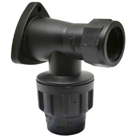 Codo Placa Grifo Polietileno 25mm - 3/4"