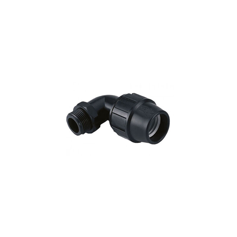 

Codo Polietileno 90° Rm 1 ¼'-40mm Conexiones de PE Racores para Circuitos de Riego - Plantawa